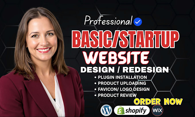 basic website, basic wordpress website, simple page web, professional website