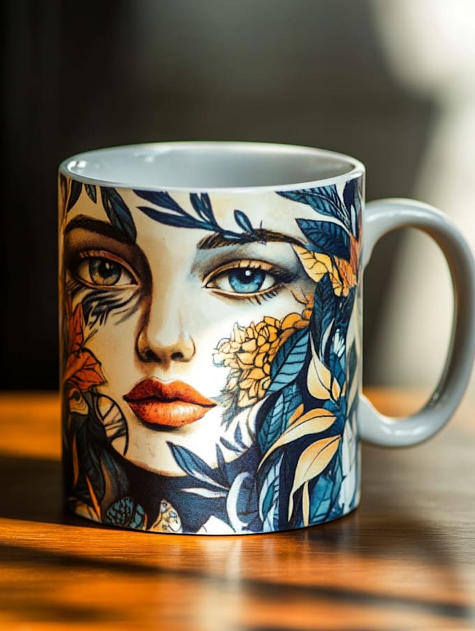 do coffee mug design, custom mug design