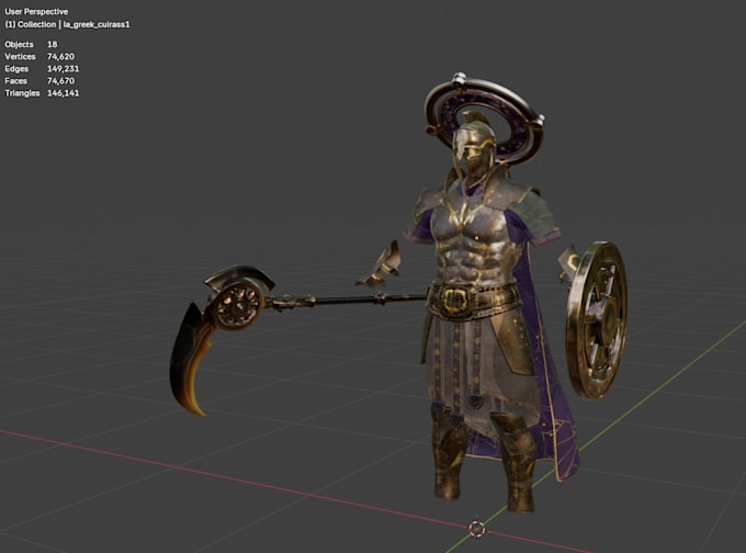 create 3d characters props and game ready assets