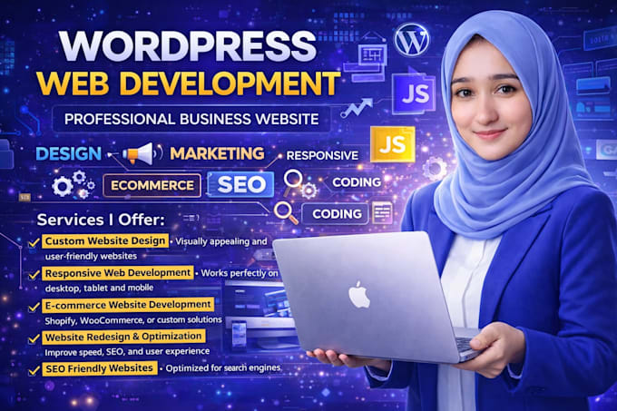 design and develop websites with modern UI or UX principles