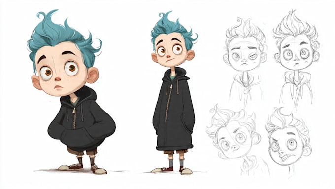 design a cartoon character