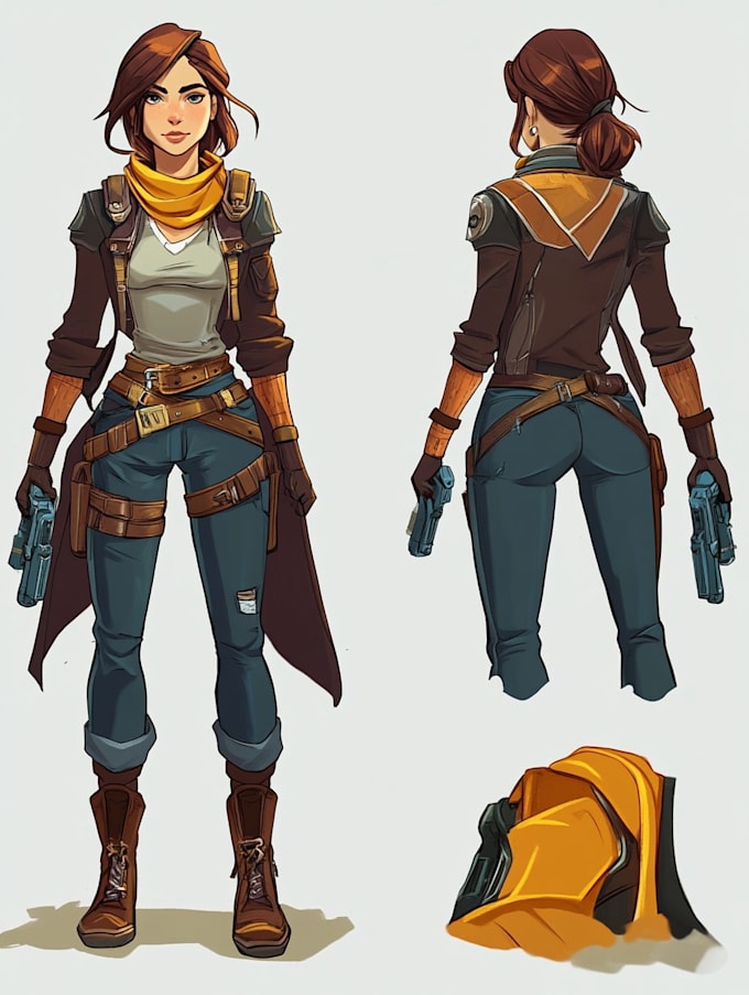draw 2d game character or 2d game character