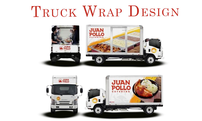 design truck wrap design, food truck wrap, car wrap, trailer wrap design