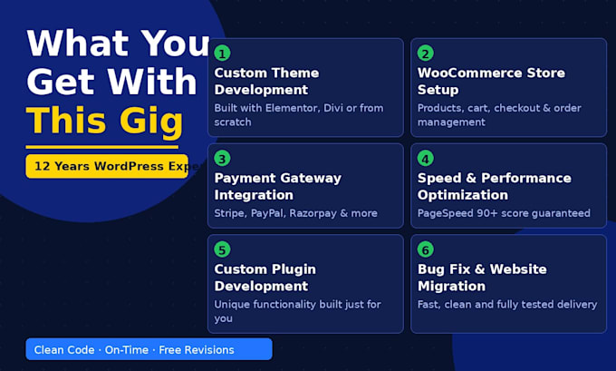 build, fix, and customize your wordpress website