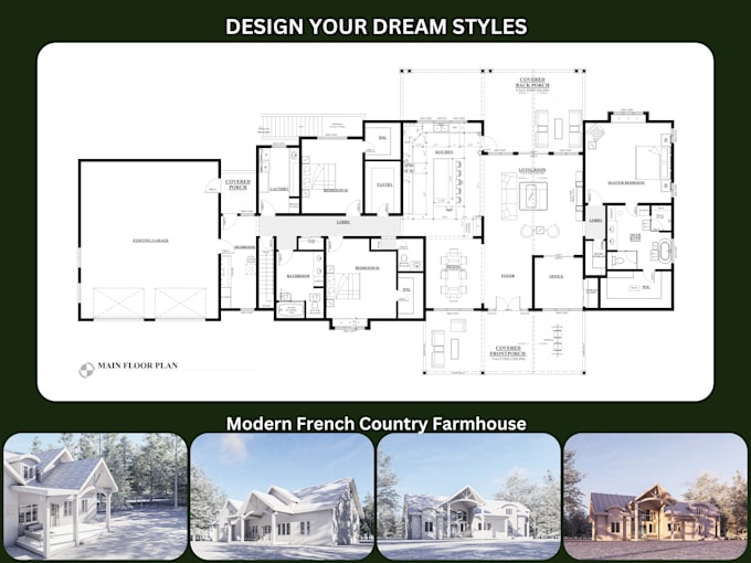 draft detailed architectural drawings in autocad