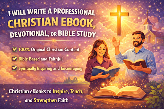 write a professional christian ebook, devotional, or bible study