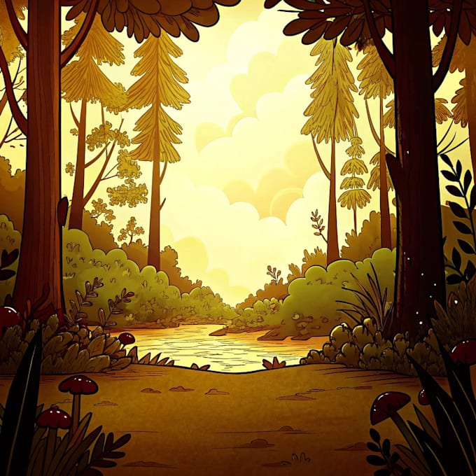 create 2d environment and game background for you