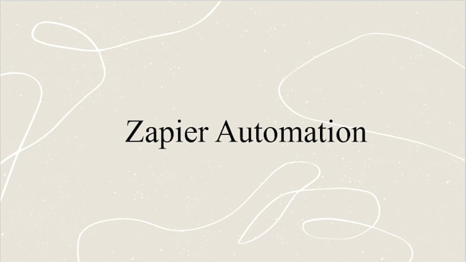 create zapier automation for gmail