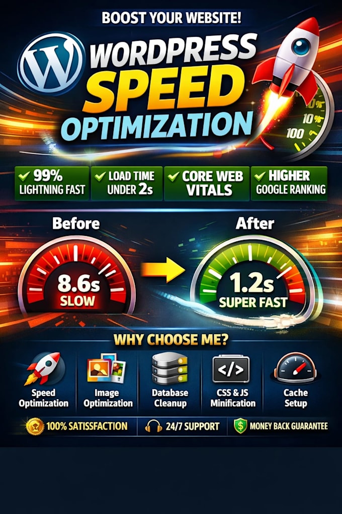 increase wordpress website speed and performance