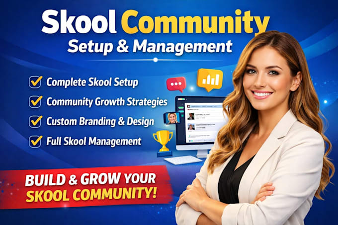 do skool online community setup skool community manager skool community setup