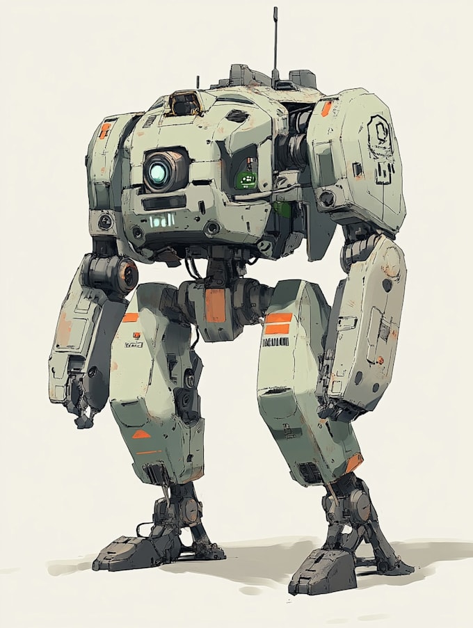 high quality robot, mecha concepts