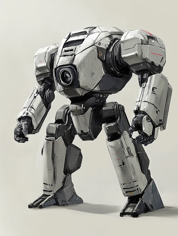 high quality robot, mecha concepts