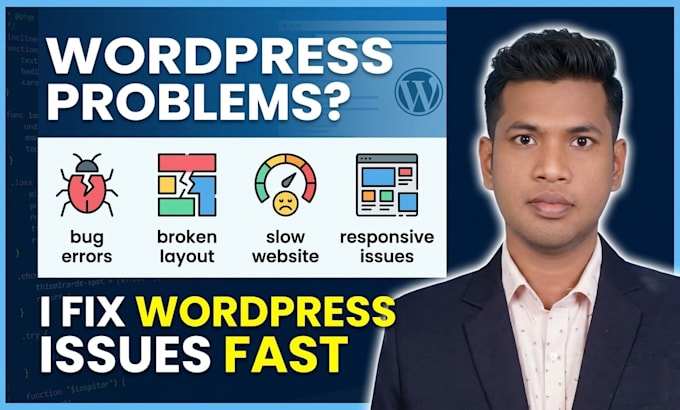 fix wordpress bugs errors and responsive issues