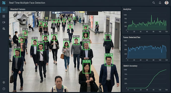 build a face recognition system for attendance, security, etc