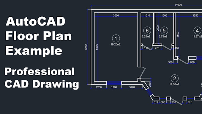 convert pdf or sketch to autocad 2d floor plan