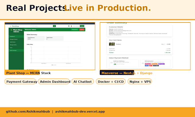 build a mern stack app with payment gateway ai chatbot and admin dashboard