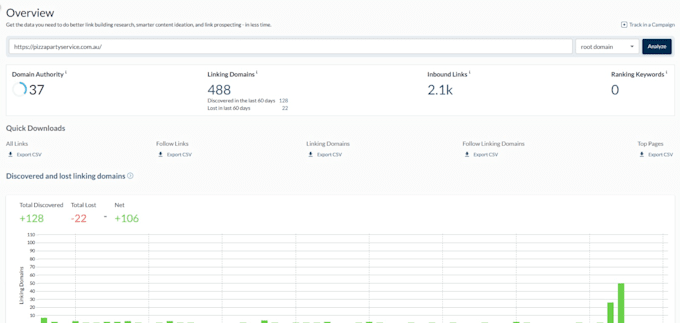 increase domain authority moz da 30 plus