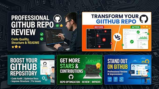 review and improve your github repository professionally