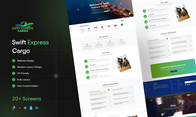Design modern website and mobile app ui ux in figma by Joy_das120 | Fiverr