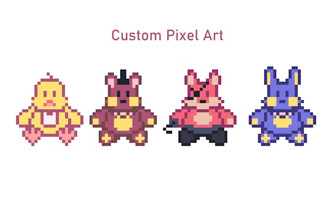 create a pixel art character