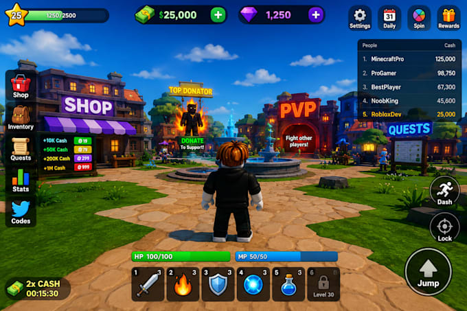 develop your entire roblox game from start to finish