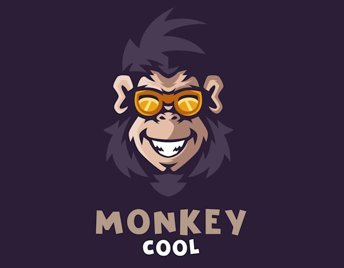 design a modern monkey logo for your business