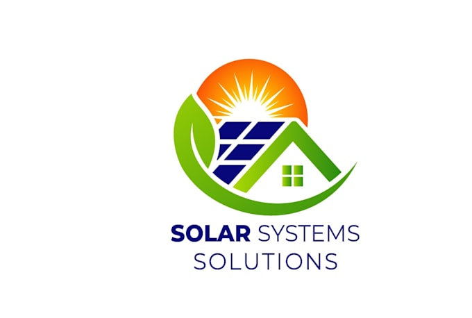 create a professional solar company logo