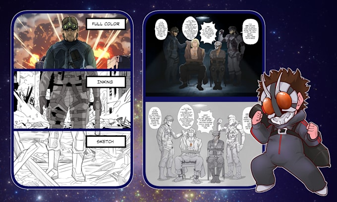 make custom comic based on your script