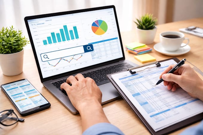 professional data entry and internet research