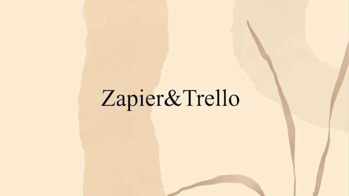 create zapier automation for slack, trello and notion