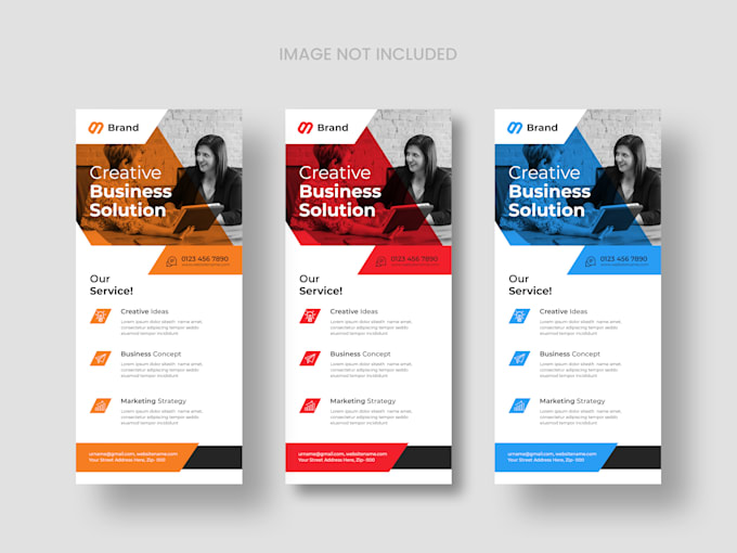 design a modern company flyer