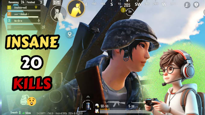 design eye catching gaming youtube thumbnail