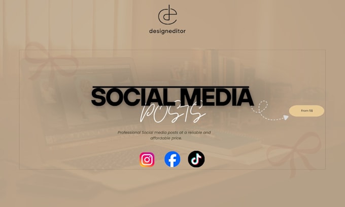 create custom graphic design and social media posts