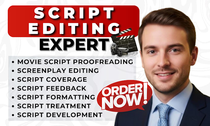 edit and format movie script, feature film script, anime manga screenwriting