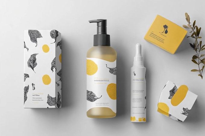 design premium pouch bag packaging with front