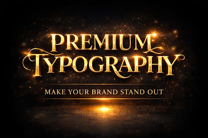 Design professional typography and custom fonts for your brand by ...