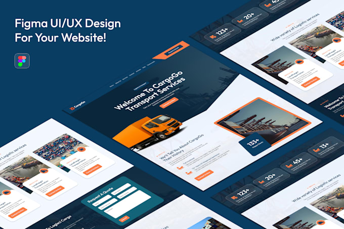 create a professional web design using figma