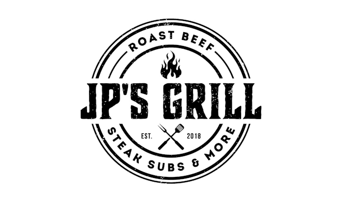 design food, bbq, grill, restaurant logo design