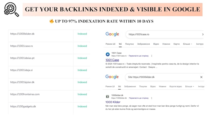index your backlinks fast in google