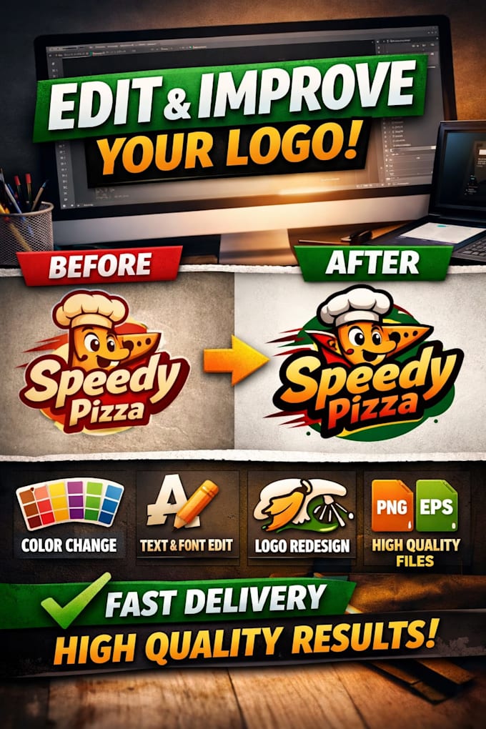 transform your logo into a clean,moder,high quality design
