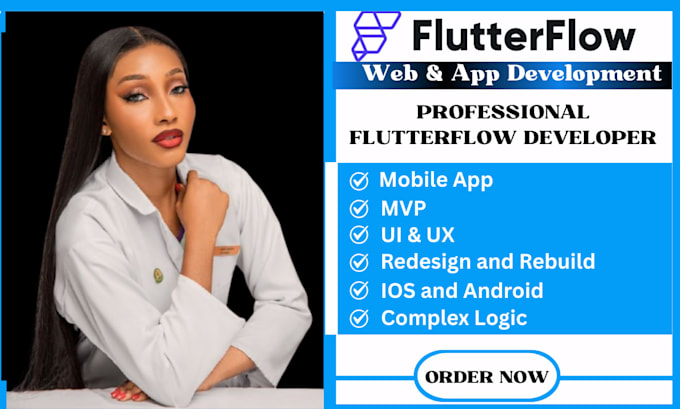 build flutterflow mobile app, flutterflow developer, flutterflow app development