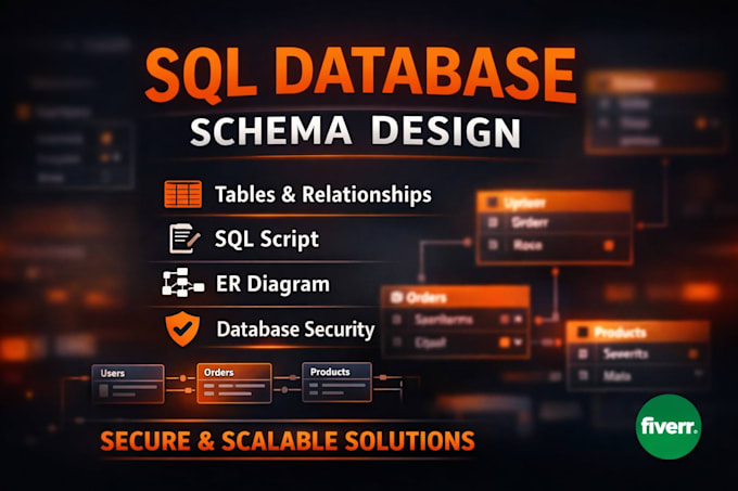 design the database schema structure for your application