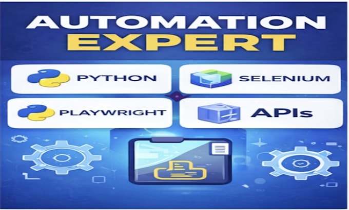 build python automation scripts and web automation bots