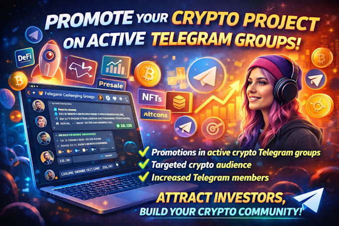 crypto telegram promotion telegram marketing telegram chatter