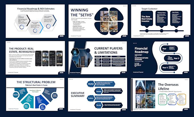 Design or redesign powerpoint presentation and pitch deck by ...