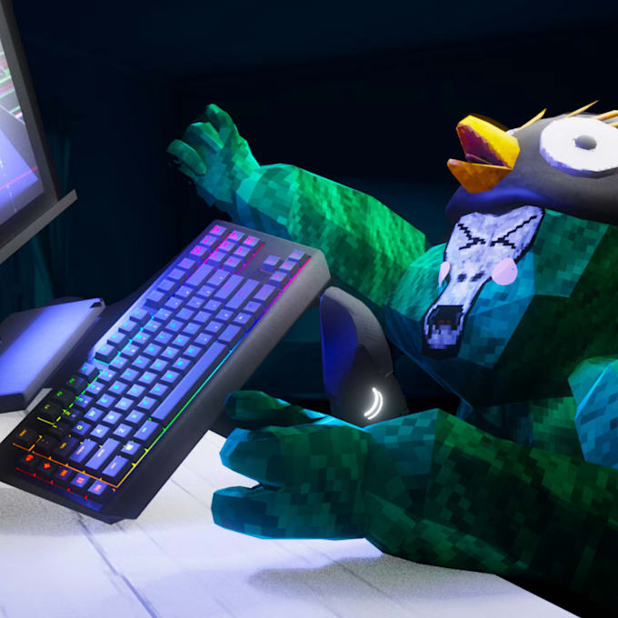 make high quality custom gorilla tag pfp and thumbnail
