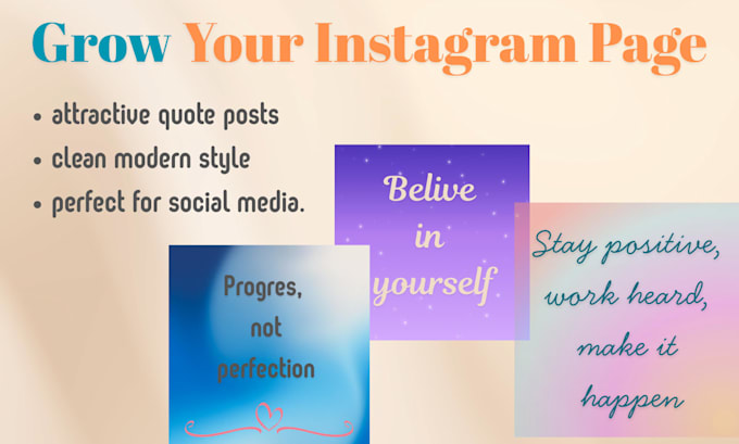 design motivational quote posts for instagram