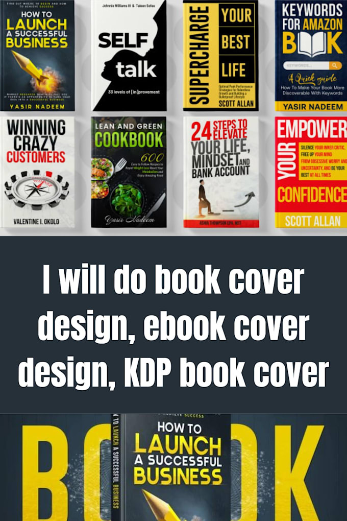 do book cover design, ebook covers, amazon KDP covers