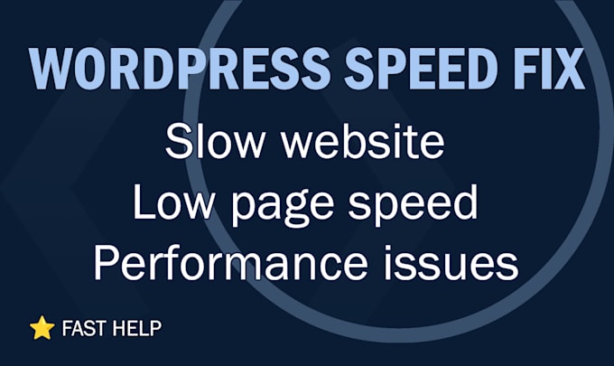 speed up and optimize your wordpress website performance