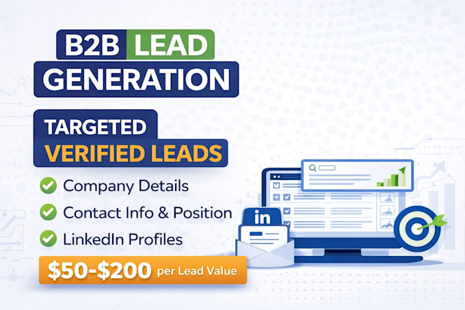 provide real estate b2b lead generation and verified emails